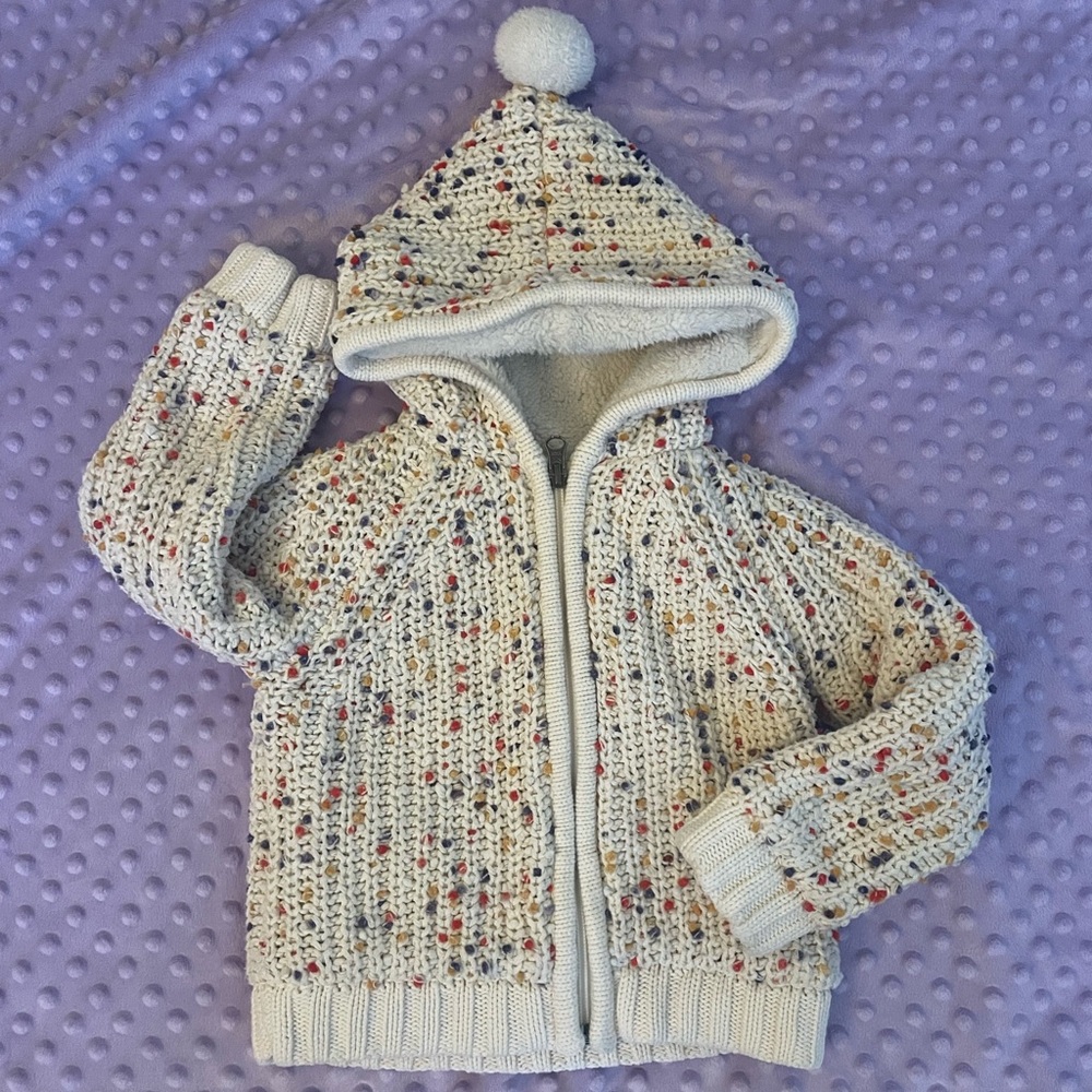 Hannah Anderson Knitted Zipper Hoodie